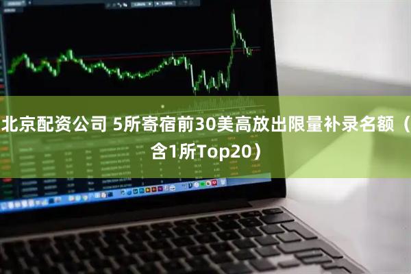 北京配资公司 5所寄宿前30美高放出限量补录名额（含1所Top20）